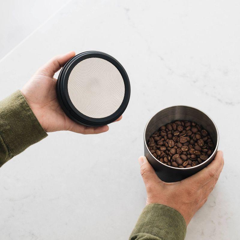 Fellow Atmos Large Vacuum Canister in Matte Black