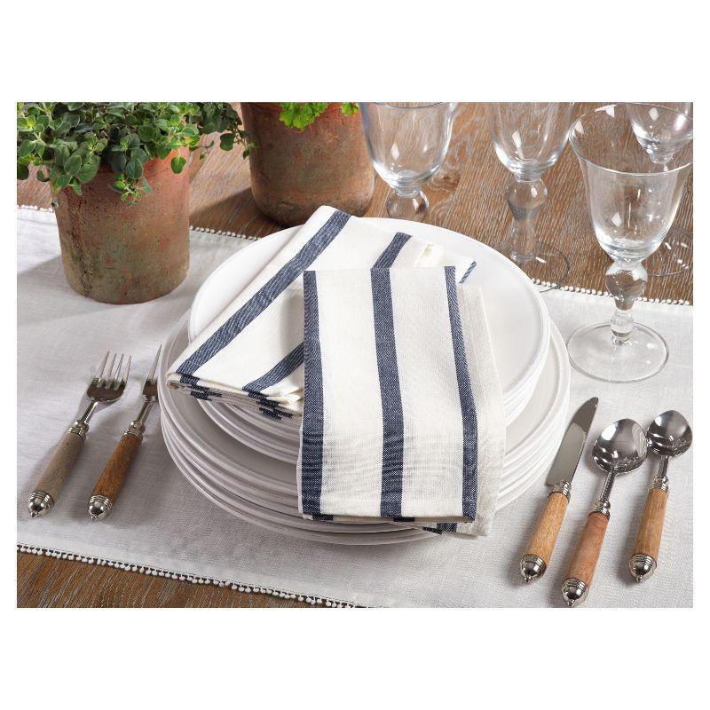 Balceta Cotton Striped Square Napkin