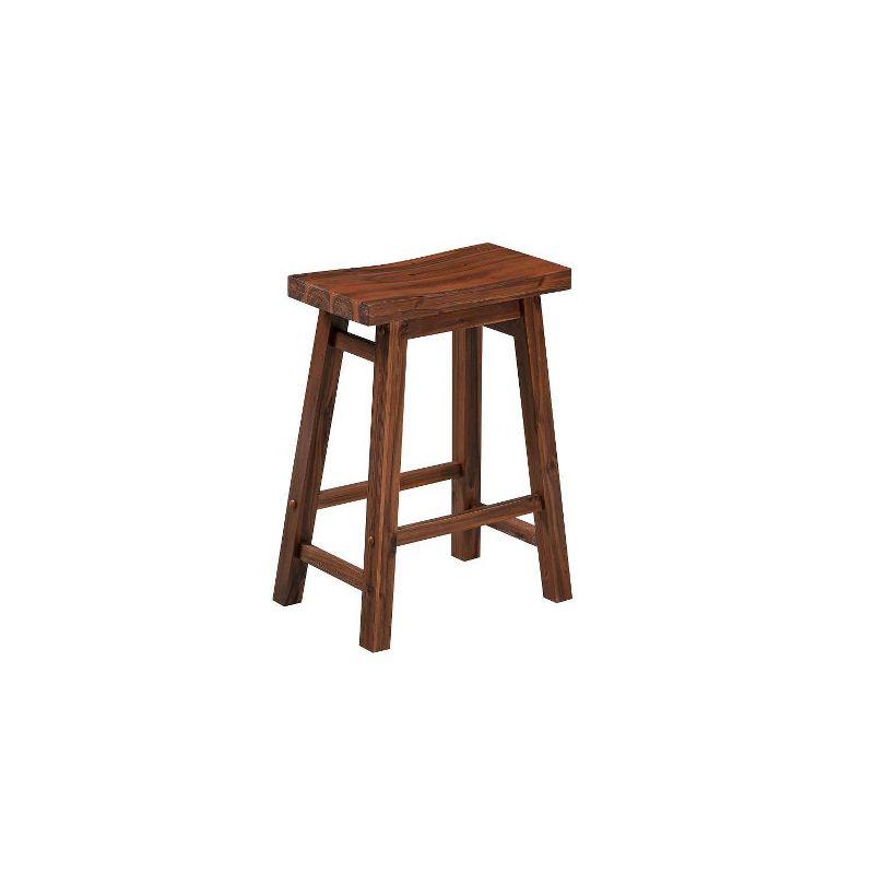 24" Sonoma Saddle Counter Height Barstool - Boraam