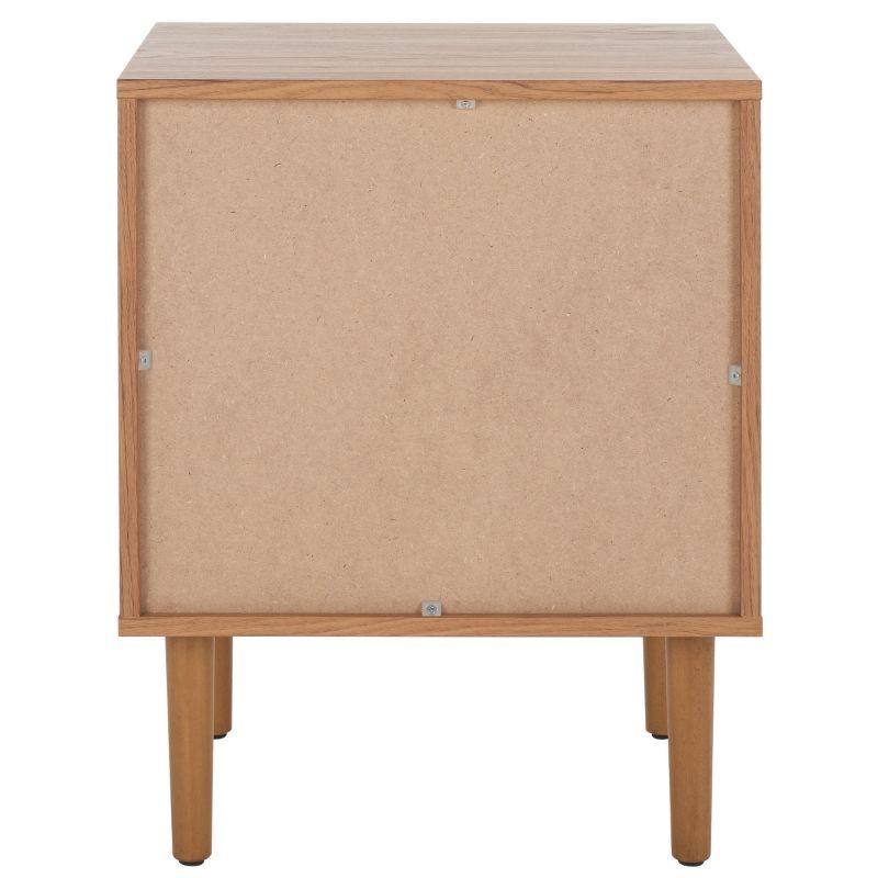 Irelia 2 Drawer Nightstand - Oak/Natural - Safavieh