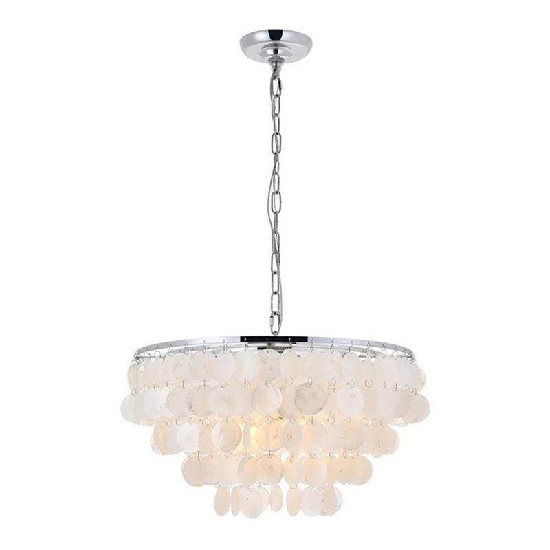 Elegant Lighting Selene 4 light Chrome Pendant