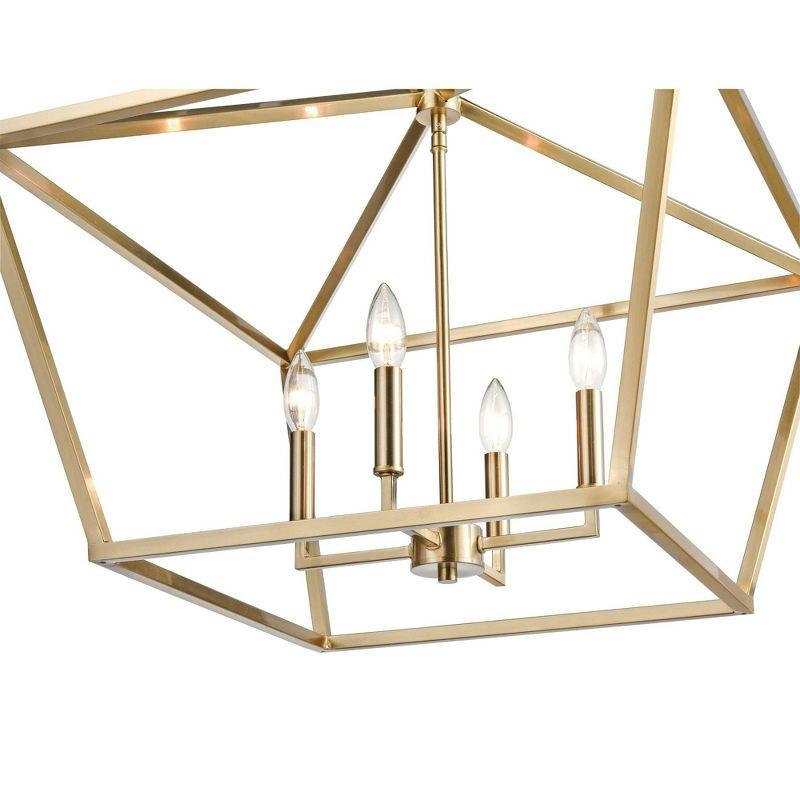 Millennium Lighting 4 - Light Pendant in  Modern Gold