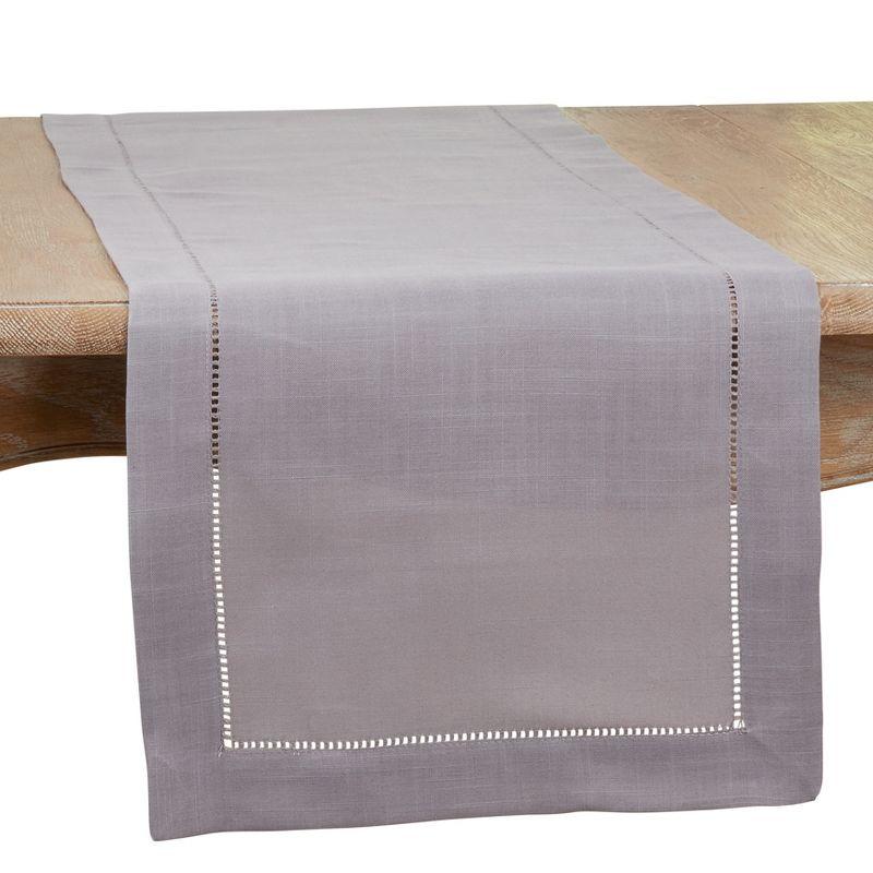 Saro Rochester Collection Solid Color Table Runner