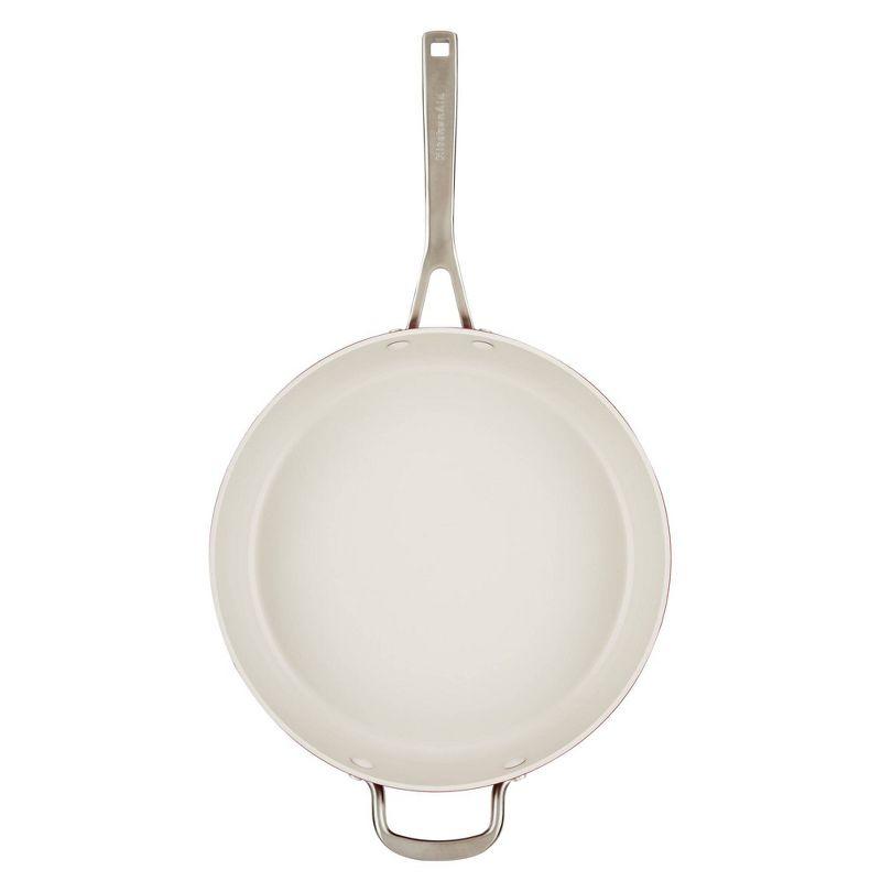 KitchenAid® KitchenAid Hard Anodized Ceramic Nonstick 5 Quart Sauté Pan with Lid, Empire Red