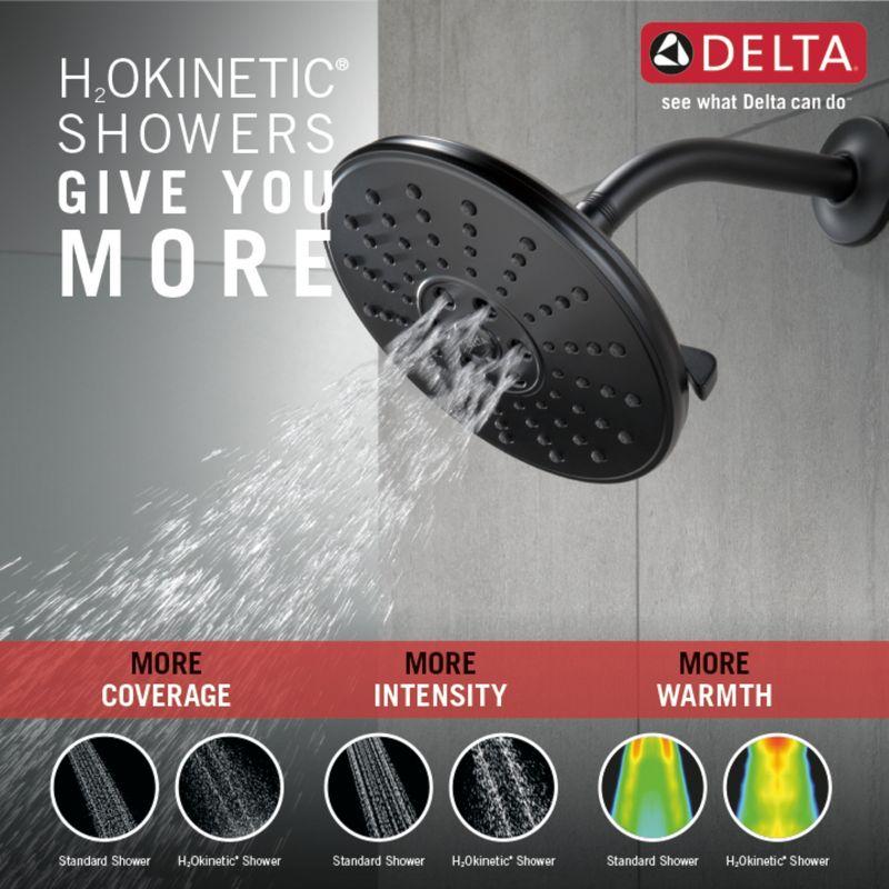 Universal Showering Components Shower Head in Matte Black