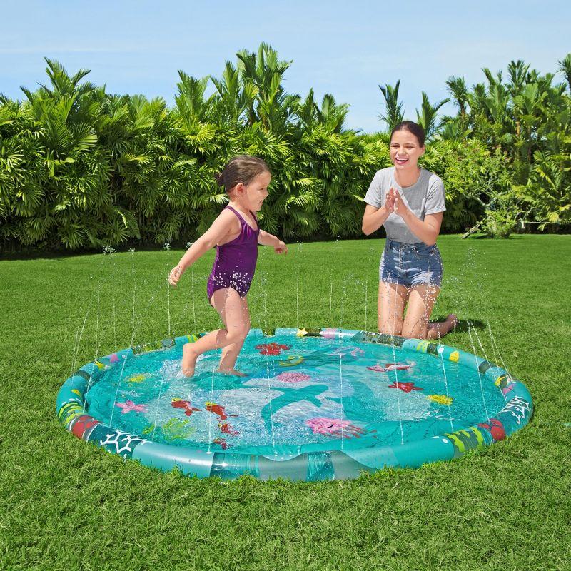 Bestway H2OGO! 65" Underwater Utopia Splash Pad - Inflatable 65" Marine Water Sprinkler