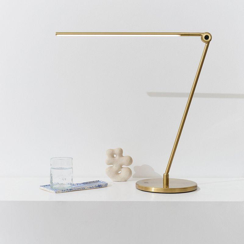 Brightech Libra 39 in. Dimmable LED Industrial Desk Lamp with USB-C Port and Adjustable Lamp Head & Reviews | Wayfair