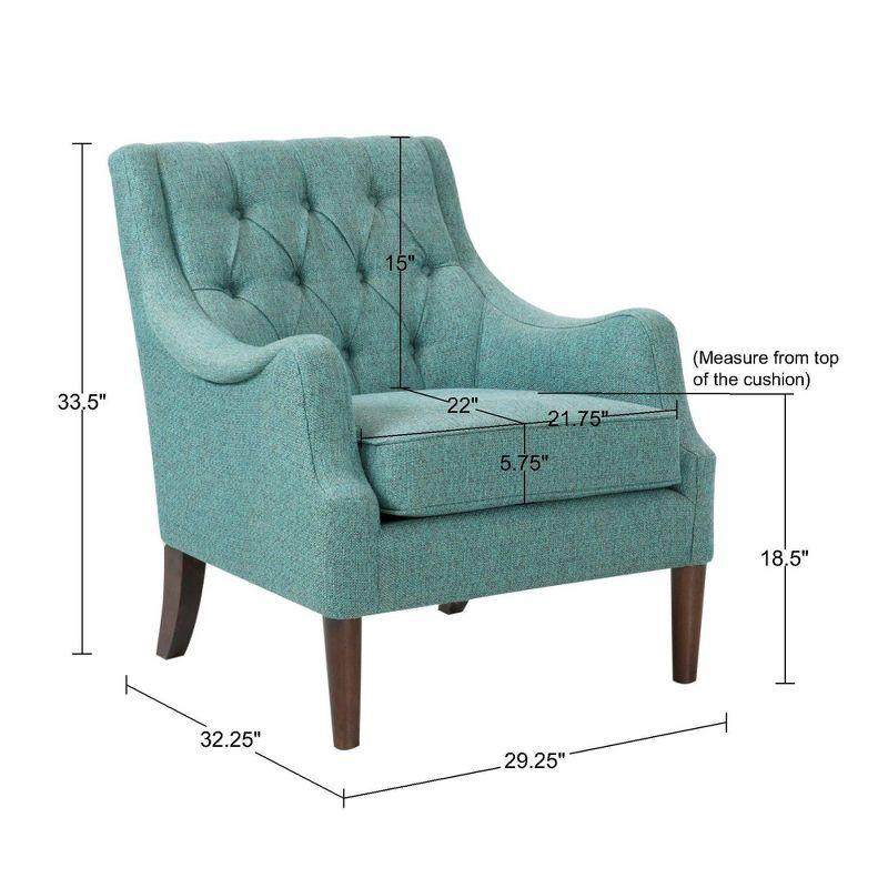 Anatonia 29.25" Wide Tufted Wingback Chair