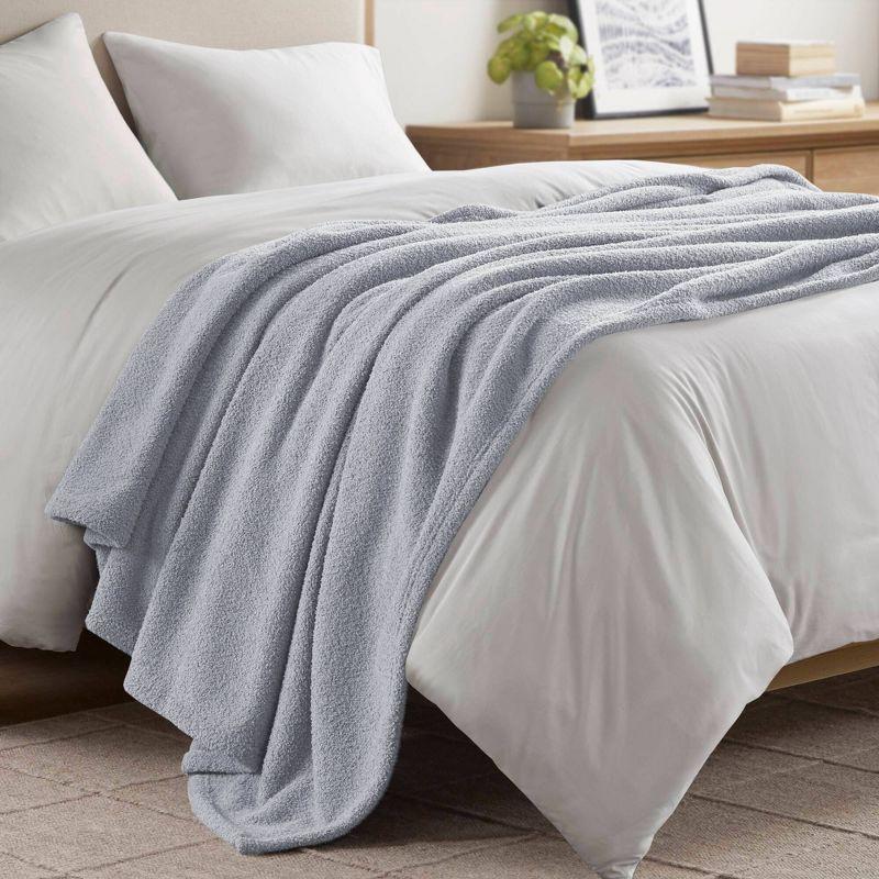 Beautyrest Dream Soft All Season Warm Comfort Solid Neutral Blanket