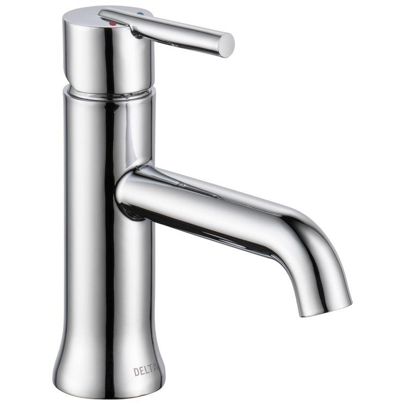 Sleek Modern Chrome Single-Handle Deck Mounted Bathroom Faucet