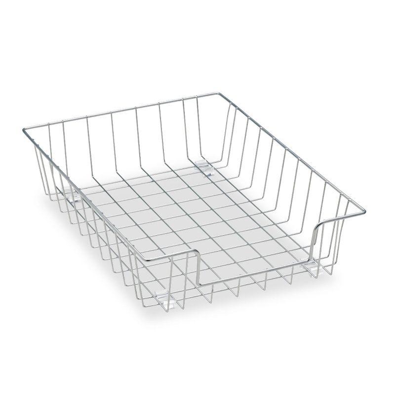 Fellowes Wire Desk Tray Organizer Wire Silver 60012