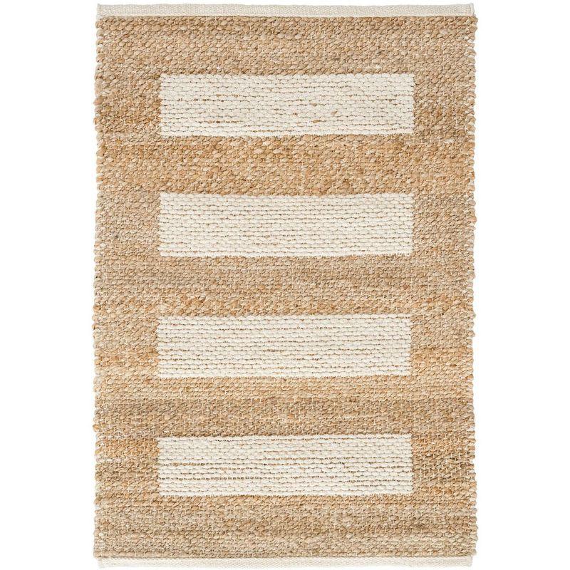 Milo Ivory Handwoven Jute/Cotton Rug