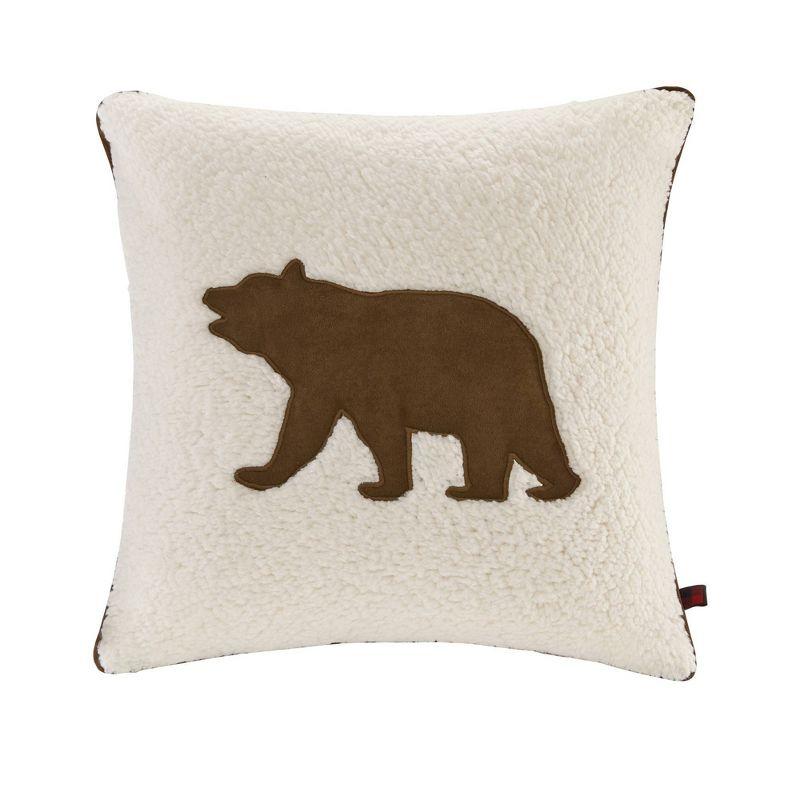 Woolrich Woolrich Bear Berber Square Pillow