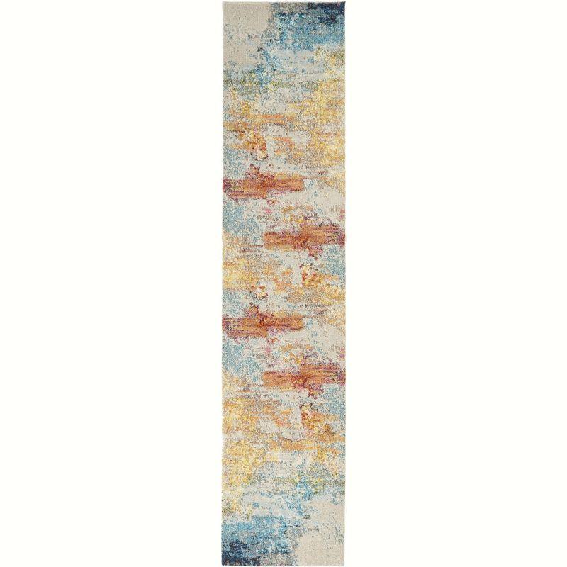 Nourison Celestial CES02 Sealife Area Rug 2'2" x 7'6"