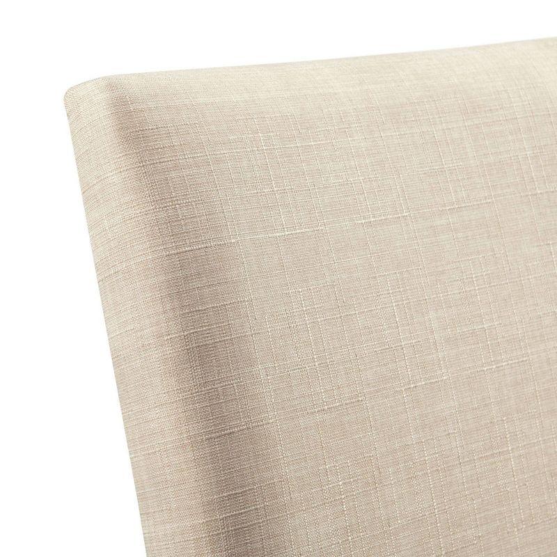 Picket House Furnishings Florentina Side Chair Set Linen: Modern Upholstered MDF Frame, 300 lbs Capacity