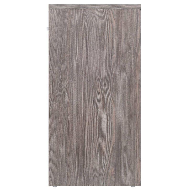 Rennick Accent Table Ash Gray - Winsome: Sturdy Side Storage, Home Office Compatible
