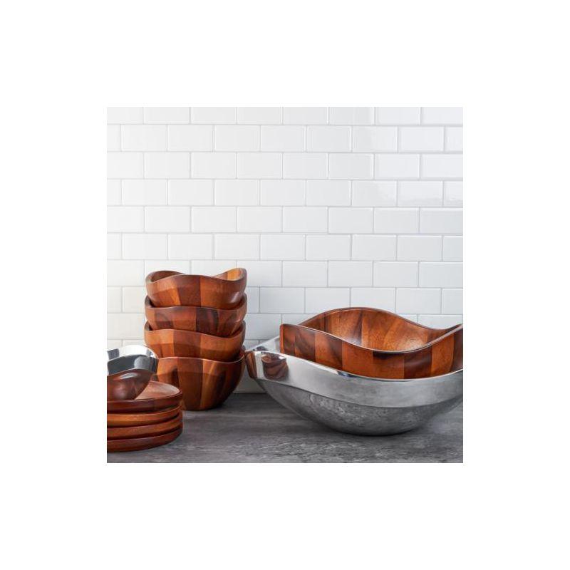Nambe Billow Individual Salad Bowl - Set of 4