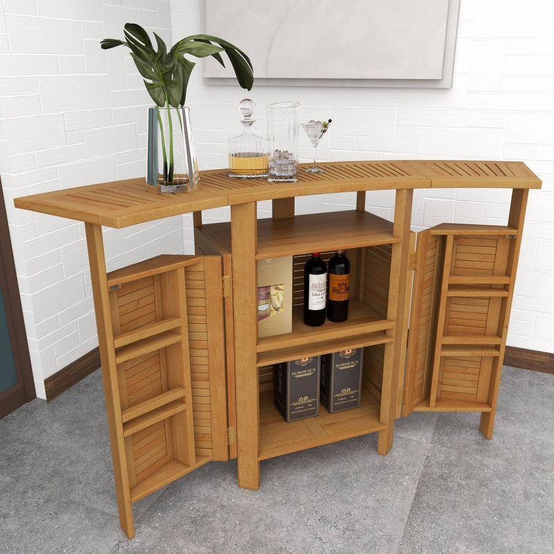 Patio Bar Table Teak - Olivia & May