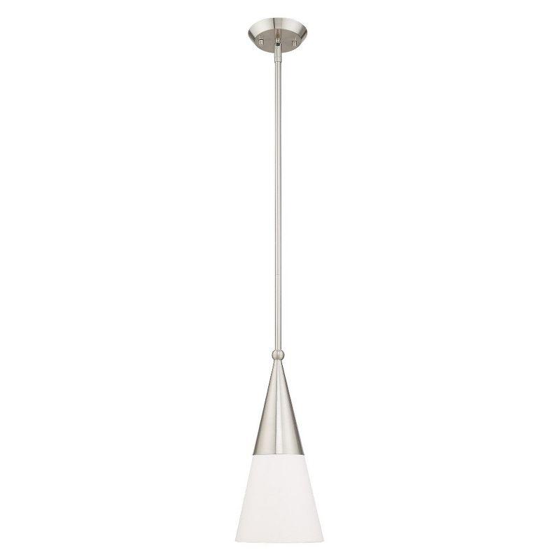 Livex Lighting Stockholm 1 - Light Pendant in  Brushed Nickel