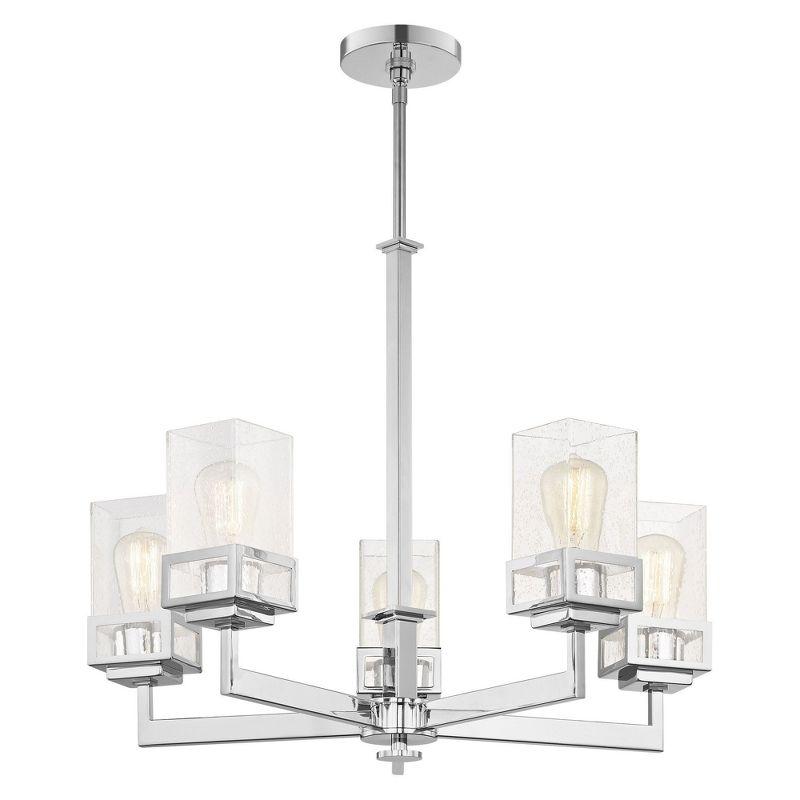 Livex Lighting Harding 5 - Light Chandelier in  Polished Chrome
