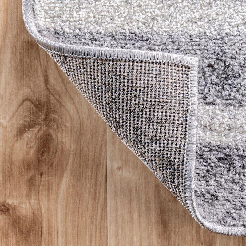Nuloom Starfish Animal Print 4x6 Indoor Area Rug for Living Room Bedroom Dining Room Kitchen, Grey/Blue
