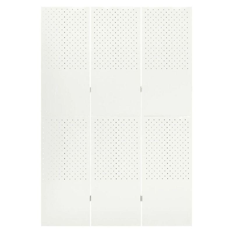 vidaXL VidaXL Room Divider Freestanding Privacy Screen for Room Separation Steel