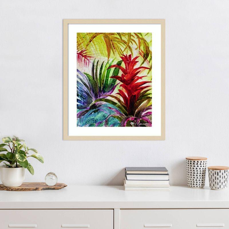 Amanti Art 21"x25" Tropic Botanicals VI by Marie Elaine Cusson Wood Framed Wall Art Print