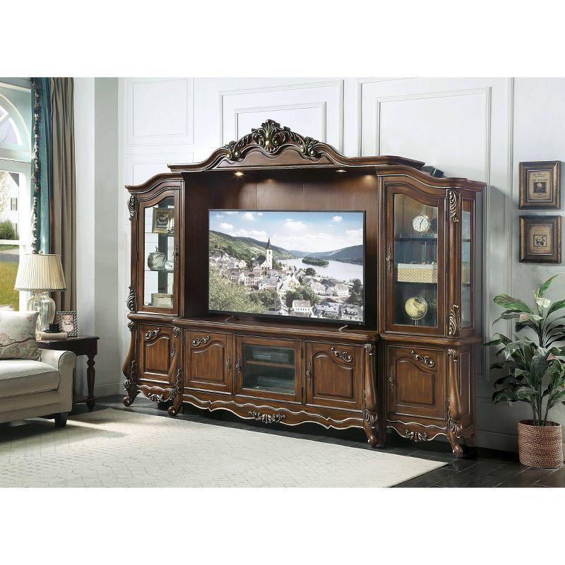 ACME Latisha ENTERTAINMENT CENTER Antique Oak Finish LV01355