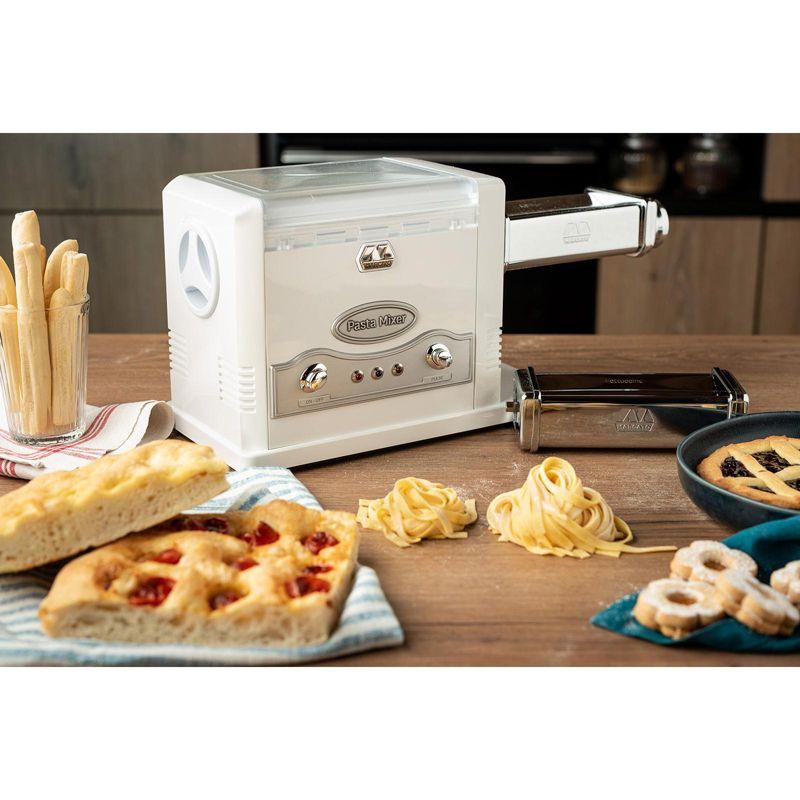 Marcato Electric Pasta Fresca Machine, Includes Lasagna, Fettuccine, Tagliolini