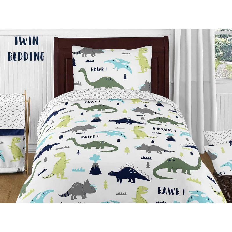 Mod Dinosaur 4 Piece Comforter Set