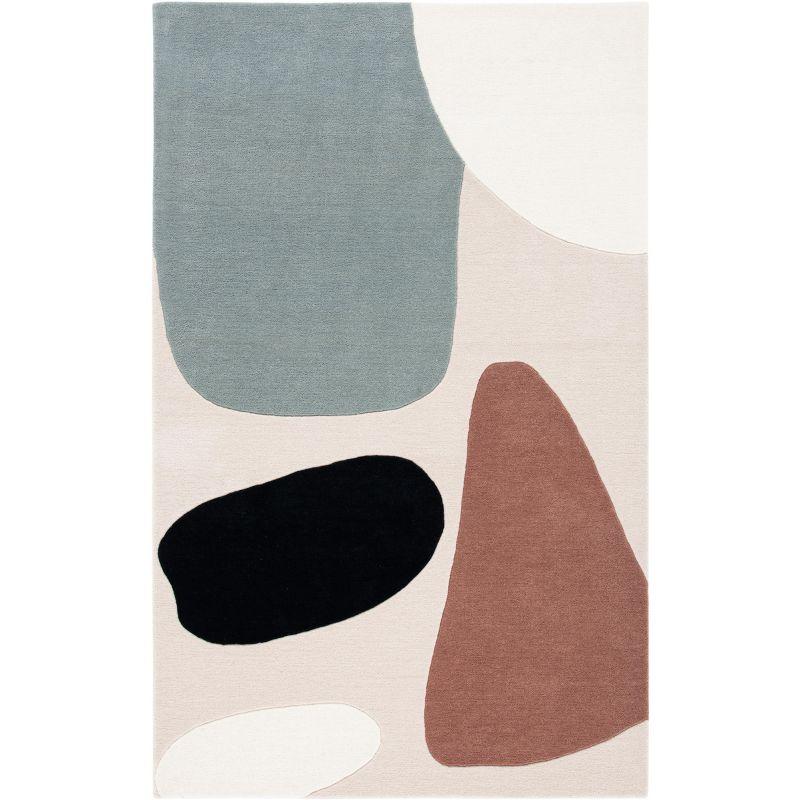 Fifth Avenue FTV119 Hand Tufted Area Rug - Beige/Black - 8'x10' - Safavieh.