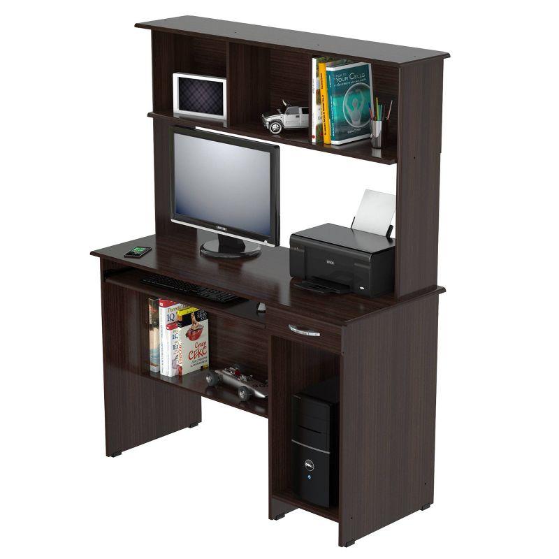 Computer Work Center with Hutch - Inval