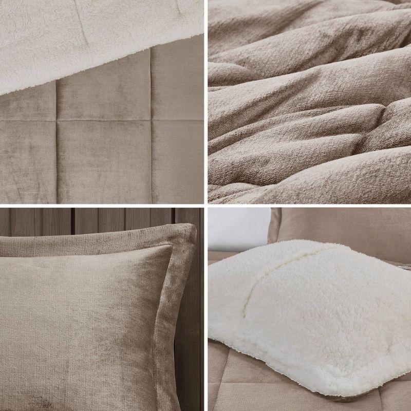 Woolrich Woolrich Alton Plush to Sherpa Down Alternative Comforter Set