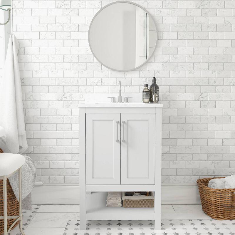 Taylor & Logan 24" Vivien Bathroom Vanity White