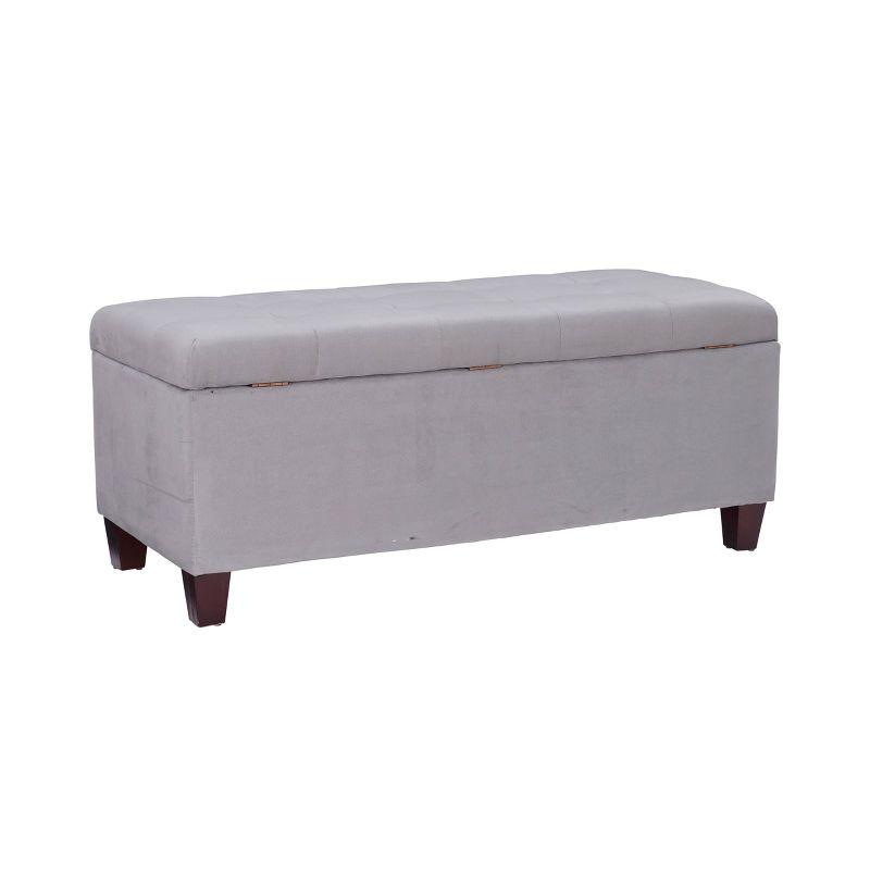 Carmen Shoe Storage Ottoman - Linon