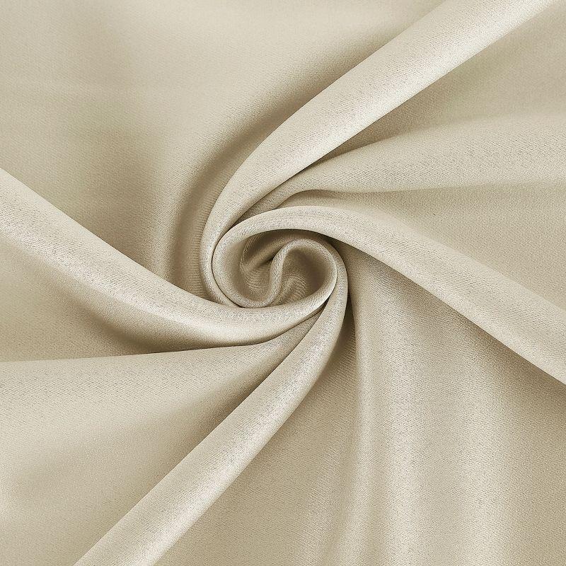 Sun Zero Bergen Theater Grade 100% Blackout Rod Pocket Curtain Panel