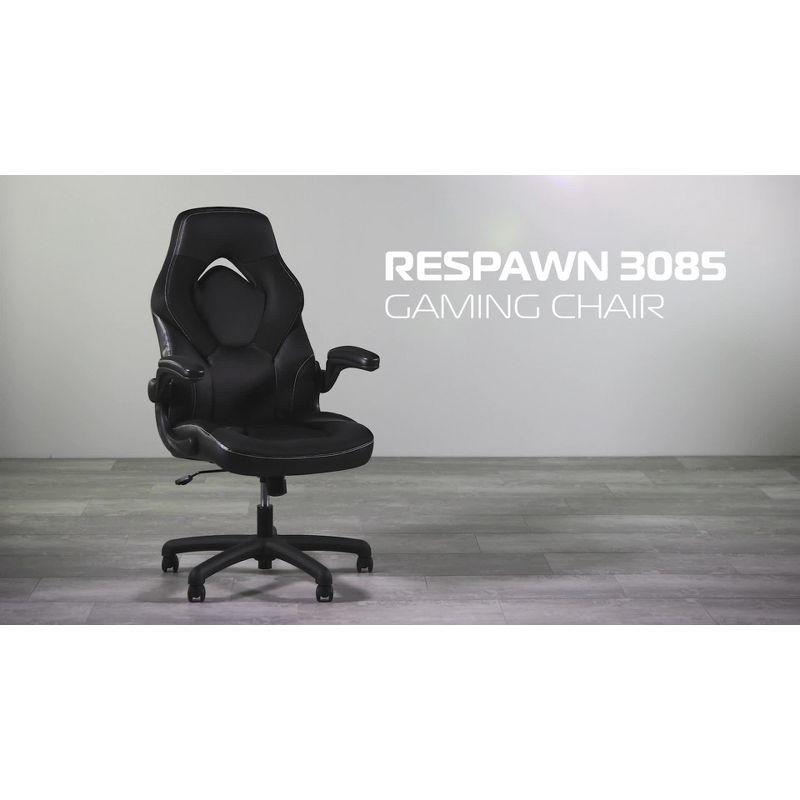 RESPAWN 3085 Gaming Chair - Gamer Chair and Computer Chair, Gaming Chairs, Office Chair with Integrated Headrest, Gaming Chair for Adults, Office Chairs Adjustable Tilt Tension & Tilt Lock