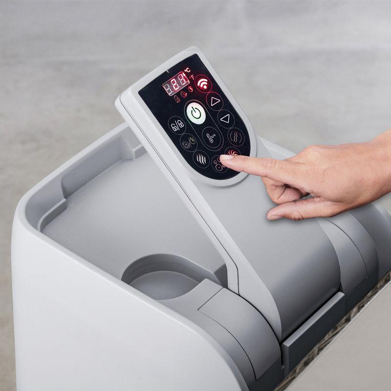 Bestway SaluSpa AirJet 4 to 6 Person Inflatable Hot Tub Square Portable Outdoor Spa with 140 Soothing AirJets and Cover, Brown