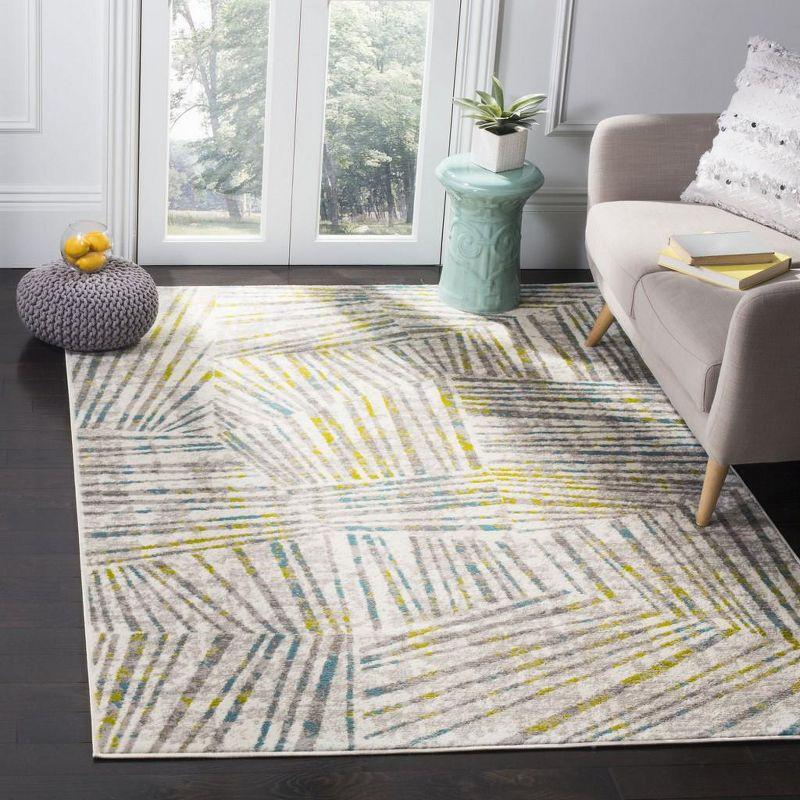 Skyler SKY191 Power Loomed Indoor Area Rug - Grey/Green - 8'x10' - Safavieh