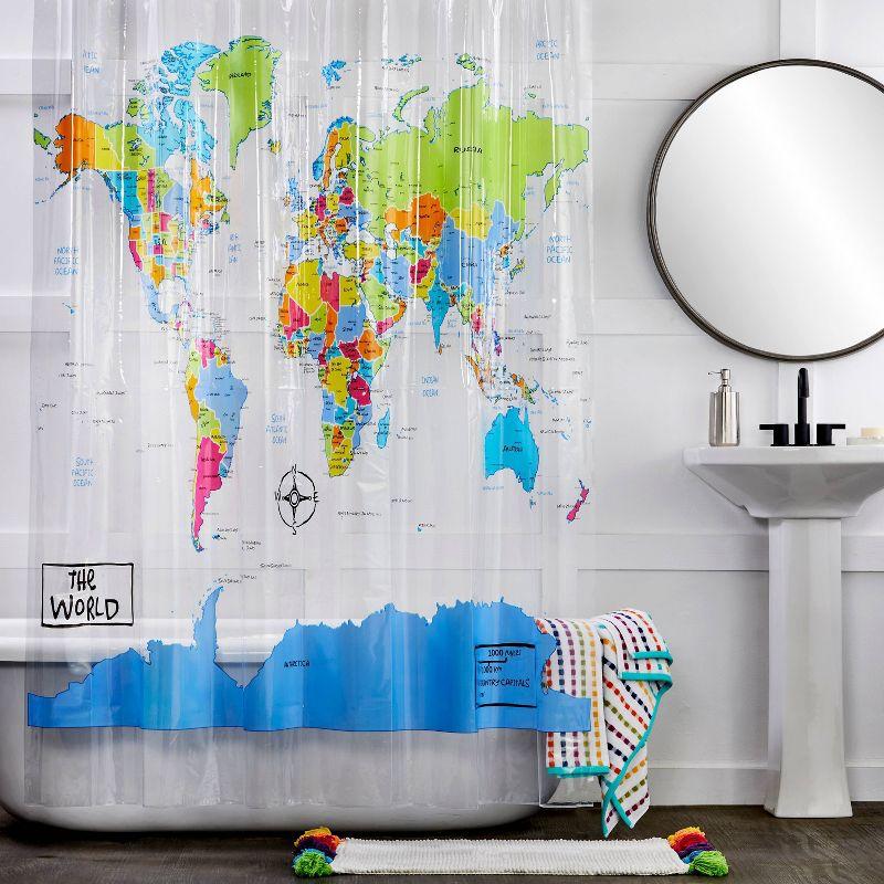 The World Shower Curtain - SKL Home