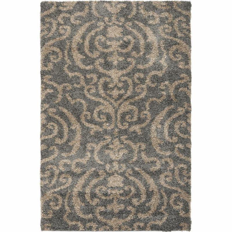 Florida Shag SG462 Power Loomed Area Rug  - Safavieh