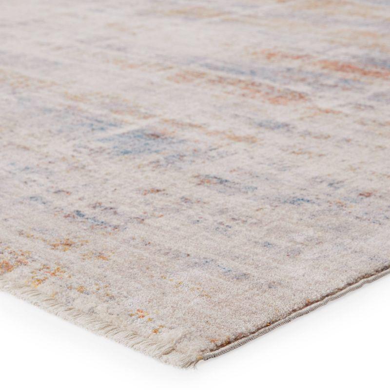8'x10' Aerin Abstract Area Rug White - Jaipur Living: Contemporary Living Room Rug, Medium Pile, Machine Made