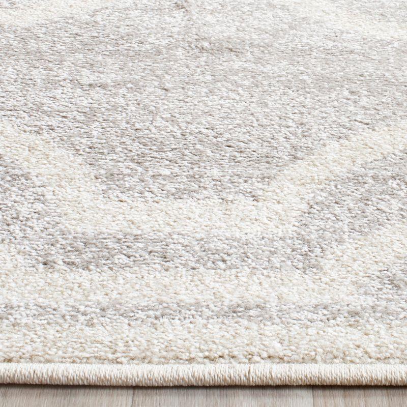 Amherst AMT411 Power Loomed Indoor Area Rug - Light Grey/Ivory - 5'3"x8' - Safavieh