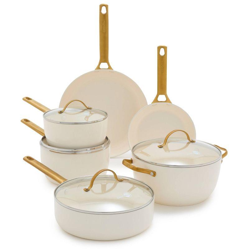 GreenPan ™ Reserve Cream 10-Piece Ceramic Non-Stick Cookware Set