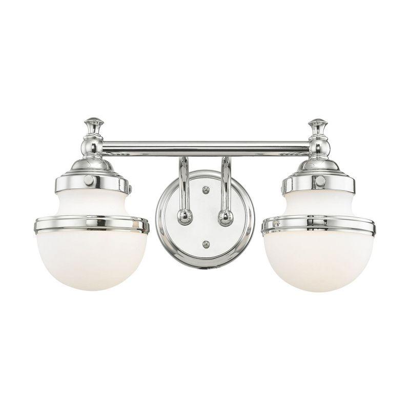 Livex Lighting Oldwick 2 - Light Vanity in  Polished Chrome