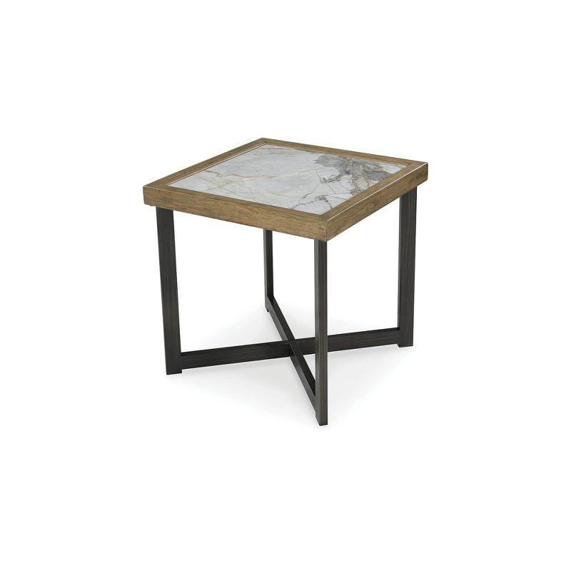 Signature Design by Ashley Montia End Table, Brown/Black