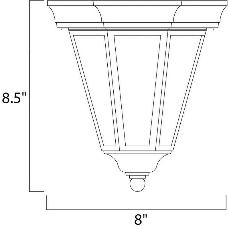 Maxim Lighting Westlake 1 - Light Flush Mount in  Black