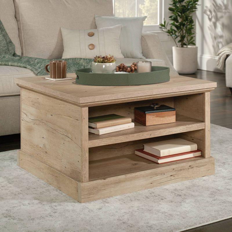 Prime Oak Square Storage Coffee Table with Drawers