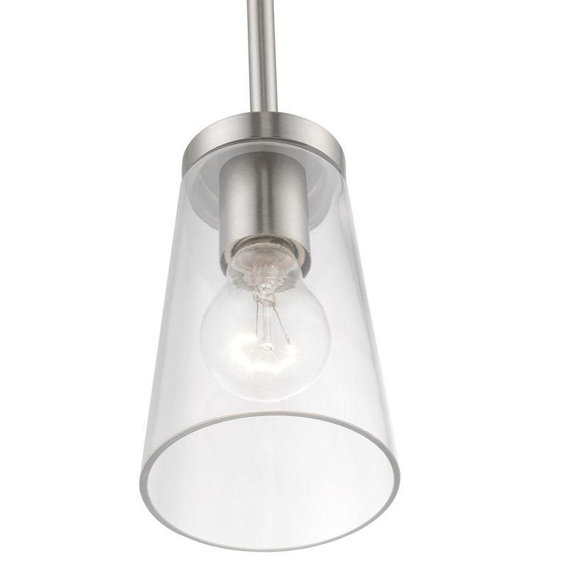 Livex Lighting Cityview 1 - Light Pendant in  Brushed Nickel