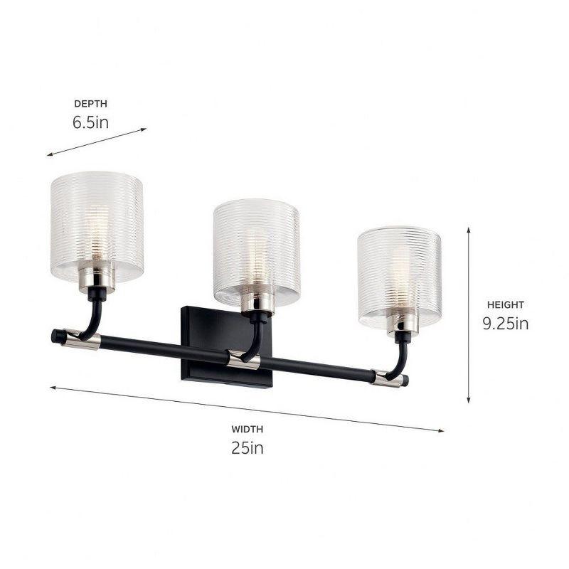 Kichler Lighting Harvan 3 - Light Vanity in  Black